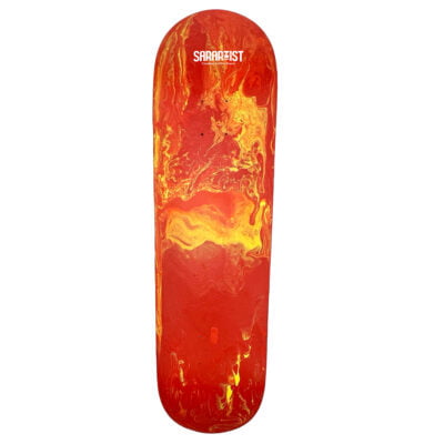 Global Warming - Skateboard Original Artwork by SarArtist